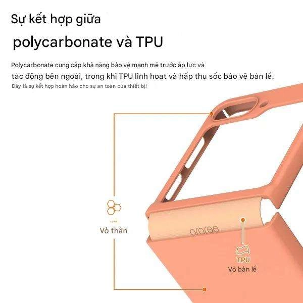 Ốp lưng Samsung Galaxy Z Flip 6 Araree Aero Flex M